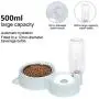 Dog Cat Bowls Food and Water Bowls Set, Automatic Water Dispenser Durable & Detachable Stainless Feeder Double Pet Bowls for Small Cats and Dogs Puppies Dog Cat Bowls Food and Water Bowls Set, Automatic Water Dispenser Durable & Detachable Stainless Feeder Double Pet Bowls for Small Cats and Dogs Puppies