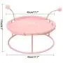 Cat Hammock, Cat Bed Dog Bed Pet Hammock Bed Pet Resting Seat Safety Cat Shelves -with Stand Detachable and Washable, Free-Standing Cat Sleeping Bed Breathability Easy Assembly Indoors Outdoors (Pink) Cat Hammock, Cat Bed Dog Bed Pet Hammock Bed Pet Resting Seat Safety Cat Shelves -with Stand Detachable and Washable, Free-Standing Cat Sleeping Bed Breathability Easy Assembly Indoors Outdoors (Pink)