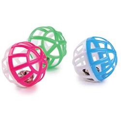 SAVVY TABBY Knit Mice, Fur Mice, and Balls Cat Toys, 12-Packs
