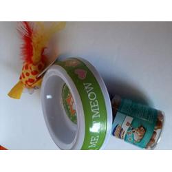 Greenbrier International You Had Me at Meow Cat Bowl, Mouse Catnip Toy, Pounce Chicken Flavor Set