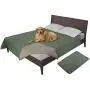 Easy-Going 100% Waterproof Dog Bed Cover Furniture Protector Sofa Cover Non-Slip Washable Reusable Incontinence Bed Underpads for Pets Kids Children Dog Cat(96x82 in,Greyish Green) Easy-Going 100% Waterproof Dog Bed Cover Furniture Protector Sofa Cover Non-Slip Washable Reusable Incontinence Bed Underpads for Pets Kids Children Dog Cat(96x82 in,Greyish Green)