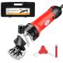 TOLYS 380W Electric Sheep Shears, Portable Sheep Clippers with 6 Speed,Electric Goat Shears for Sheep Goat Llama Horse Alpacas Thick Coat and Heavy Duty Animals Hair Fur Grooming,