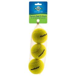 PetSafe Tennis Dog Toy Balls Compatible with Automatic Ball Launcher (3 Pack), Yellow, Standard