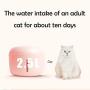 Cat and Dog Water Fountain, Super Quiet Cat Water Dispenser with Filter, USB Charging Automatic Drinking Dispenser for Pets (2.5L),Pink