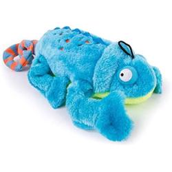 goDog Amphibianz with Chew Guard Technology Durable Plush Dog Toys with Squeakers