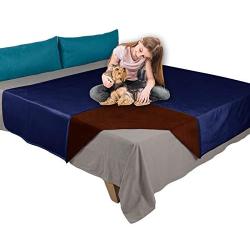 Ameritex Pet Bed Blanket Reversible 100% Waterproof Velvet Super Soft for Sofa and Bed