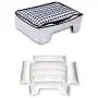 Pet Bed- Independent Liner All-Around Washable Pet Litter Green Printing and Dyeing Comfortable and Tasteless Kennel Segmentation Process is Not Easy to Collapse Cat House (Color : Lange-L)