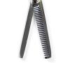 Pet Grooming Scissors Kit For Dogs or Cats - Thinning, Blending, Curved Shears with Rounded Tips- For Long Hair, Large or Small Dog, Cat - Set Includes Eye, Face Comb - Professional Groomer Supplies