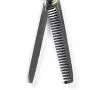 Pet Grooming Scissors Kit For Dogs or Cats - Thinning, Blending, Curved Shears with Rounded Tips- For Long Hair, Large or Small Dog, Cat - Set Includes Eye, Face Comb - Professional Groomer Supplies