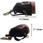 bellerata Poop Bag Holder for Leash with One Free Roll of Compostable Poop Bag, Cute Backpack Shape Dog Poop Bag Dispenser, Canvas with PU Leather & Metal Carabiner Clip