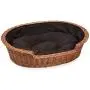 Prestige Wicker Dog Bed Basket with Cushion Prestige Wicker Dog Bed Basket with Cushion