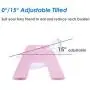 GAPZER 15° Adjustable Detachable Raised Cat Food Water Bowl & Dog Lick Mat Slow Feeders for Anxiety Relief Boredom Buster (Pink) GAPZER 15° Adjustable Detachable Raised Cat Food Water Bowl & Dog Lick Mat Slow Feeders for Anxiety Relief Boredom Buster (Pink)