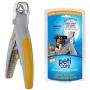 Allstar Innovations PetiCare LED Light Pet Nail Clipper- Great for Trimming Cats & Dogs Nails & Claws, 5X Magnification That Doubles as a Nail Trapper, Quick-Clip, Steal Blades