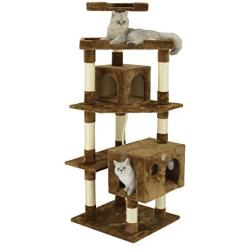 Go Pet Club Cat Tree Condo Scratcher Post Pet Bed Furniture
