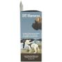 DT Fun Harness, The Dogfather, Black with Reflective Trim, Medium - Fits Girth Size: 28-Inch to 34-Inch