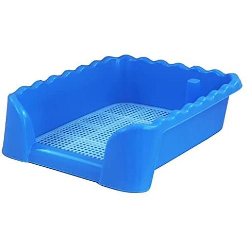 DAN Dog Toilet,Portable Plastic Toilet for Puppy Indoor Dog Toilet with Fenced for Small Dogs