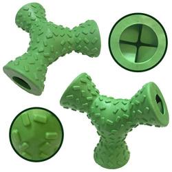 SSSFENG Dog Chew Toys for Aggressive Chewers Durable Food Dispensing Dog Toys and Tooth Cleaning Natural Rubber Pet IQ Treat Toy for Medium and Large Dogs and Pets