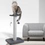 pedy 30'' Tall Cat Scratching Post, Natural Sisal Cat Scratcher, Cat Scratch Tower with Two Interactive Bell Toys (Cat Scratching Post)