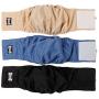 LOVABLEU Male Dog Belly Band Wraps Large Washable Diapers 3 PCS Premium Heat Nappy Pants
