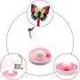 Cat Interactive Toys for Indoor Cats, Automatic Electronic Rotating Butterfly Toy with Roller Tracks Ball, Kitten Exercise Hunting Toy Games for Cats Pet, 2 Butterfly Replacements (Pink) Cat Interactive Toys for Indoor Cats, Automatic Electronic Rotating Butterfly Toy with Roller Tracks Ball, Kitten Exercise Hunting Toy Games for Cats Pet, 2 Butterfly Replacements (Pink)