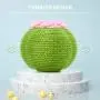 Cat Scratcher Toy Ball Set Include 1 Piece Cat Roly-Poly Scratcher Ball with Bell and 2 Pieces Cactus Sisal Ball Cat Scratching Catnip Toys Motion Kitten Toy Interactive Tilting Toys Pets Toy Cat Scratcher Toy Ball Set Include 1 Piece Cat Roly-Poly Scratcher Ball with Bell and 2 Pieces Cactus Sisal Ball Cat Scratching Catnip Toys Motion Kitten Toy Interactive Tilting Toys Pets Toy
