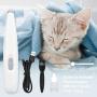 GASUR Dog Clippers, Professional 2-Speed Dog Trimmers Clippers, Cordless Low Noise Dog Grooming Clippers Kit, Rechargeable Electric Pet Clippers for Small Dogs Cats Around Face, Paws, Eyes, Ears, Rump