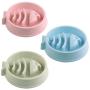 GaoCold Fish Shape Slow Feeder Dog Bowl,Funny Feeder No Chocking Slow Feeder Bloat Stop Dog Food Water Bowl