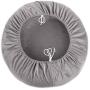 JoicyCo Universal Adjustable Drawstring Dog Bed Cover Replacement Round Dog Bed Cover Pet Bed Covers Convenient Case 100% Washable Scratch Proofing Dog Bed Protector Cover for Dog Beds(Cover only)