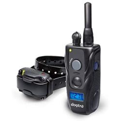 Dogtra 280C 1-Dog Remote Training Collar - 1/2 Mile Range, Waterproof, Rechargeable, Static, Vibration - Includes PetsTEK Dog Training Clicker