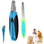 NLUJGYAV Nail Clippers for Small Dogs, Safety Zen Clippers for Cats Dogs toenail Files Thick Side Magic Nail Grooming Shaping kit
