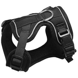 MUDINPET Dog Harness Vest, Small Dog Harness, Puppy Training No Pull Vest, Reflective Safety Comfort for Walk