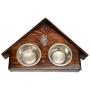 Briard, a Dogs Bowl with a Relief from ArtDog