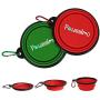 Pawssimo 2 Pack Collapsible Silicone Dog, Cat Food & Water Bowl | Multi Use, Travel Cup BPA Free Dishwasher Safe | Compact Dish, Free Carabiner