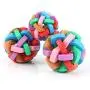 XIHONGSHIR Dog Toys Balls, Dog Toy Balls Bell, Dog Balls Chew Toys, Dog Toys Balls Tough, Teeth Cleaning, Nontoxic Bite Resistant, Ideal for Small Medium Dogs (2Pcs),5.5cm