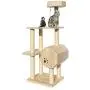 Wooden Cat Tree, Multi-Level Cat Tower, Kitten Activity Center with Sisal Scratching Posts, Spacious Condo and Dangling Ball, Modern Pet Furniture Wooden Cat Tree, Multi-Level Cat Tower, Kitten Activity Center with Sisal Scratching Posts, Spacious Condo and Dangling Ball, Modern Pet Furniture