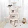 Hey-brother 65'' Extra Large Multi-Level Cat Tree Condo Furniture with Sisal-Covered Scratching Posts, 2 Bigger Plush Condos, Perch Hammock for Kittens, Cats and Pets Hey-brother 65'' Extra Large Multi-Level Cat Tree Condo Furniture with Sisal-Covered Scratching Posts, 2 Bigger Plush Condos, Perch Hammock for Kittens, Cats and Pets
