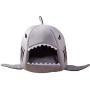 M&G House Cozy Cat Bed Cave, Mongolian Yurt Shaped House Windproof Removable Pet Cat Bed Thermal Hiding Dog Sleeping Bag