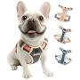 TUFF HOUND Dog Harness No-Pull Pet Harness Adjustable Reflective Breathable Oxford Soft Vest Easy Control Front Clip Harness for Small Medium Large Dogs Outdoor Walking