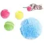 Apofly 1PC Magic Roller Ball Toy Electric Pet Toy Ball Automatic Roller Ball Magic Ball for Dog Cat Pet Toy(Random Color)