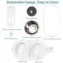 ELSPET 2 in1 Cats Gravity Waterer/Cats Food Bowl, Anti-Spill Raised Side/Anti-Slip Base, Pet Automatic Water Dispenser with Detachable Bowl and 500ml Water Bottle ELSPET 2 in1 Cats Gravity Waterer/Cats Food Bowl, Anti-Spill Raised Side/Anti-Slip Base, Pet Automatic Water Dispenser with Detachable Bowl and 500ml Water Bottle