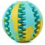 DreamPet Dog Toy Ball, Non-Toxic Bite-Resistant Natural Elastic Rubber Ball ,Pet Food Treatment Feeders, Chewing Teeth Cleaning Balls Exercise Games IQ Training Balls 2Color