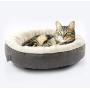 Loves cabin Round Donut Cat and Dog Cushion Bed, 20in Pet Bed For Cats or Small Dogs, Anti-Slip & Water-Resistant Bottom, Super Soft Durable Fabric Pet Supplies, Machine Washable Luxury Cat & Dog Bed