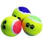 6 PCS Pet Tennis Balls Dog Puppy Fetch Set Catch Play Toy Thrower Cat Fun Bounce