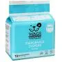 Wags & Wiggles Female Dog Diapers | Doggie Diapers for Female Dogs | Medium Dog Diapers, 16.5''-21'' Waist - 12 Pack