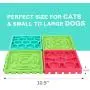Pet Slow Feeder Bowl, No Chocking Slow Fun Feeder, Bloat Stop Dog Cat Lick Mat with Super Suction, Durable Slower Feeder Set for Pet Bathing, Grooming, and Training ( All Breeds of Dogs and Cats) Pet Slow Feeder Bowl, No Chocking Slow Fun Feeder, Bloat Stop Dog Cat Lick Mat with Super Suction, Durable Slower Feeder Set for Pet Bathing, Grooming, and Training ( All Breeds of Dogs and Cats)