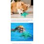 Dog Float Toy Dog Squeaky Toy Durable Doggy Chew Toothbrush Puppy Toys Dogs Supplies Interactive Starfish- Shaped Pet Molar Supply with New Material (Turquoise Starfish)
