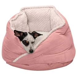 Furhaven Pet Dog Bed - Cooling Gel Memory Foam Faux Fleece and Chenille Soft Woven Traditional Sofa-Style Living Room Couch Pet Bed with Removable Cover for Dogs and Cats