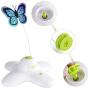 All for Paws Interactive Flutter Bug Cat Butterfly Toy with Two Replacements Flashing Butterflies Toys