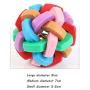 XIHONGSHIR Dog Toys Balls, Dog Toy Balls Bell, Dog Balls Chew Toys, Dog Toys Balls Tough, Teeth Cleaning, Nontoxic Bite Resistant, Ideal for Small Medium Dogs (2Pcs),5.5cm XIHONGSHIR Dog Toys Balls, Dog Toy Balls Bell, Dog Balls Chew Toys, Dog Toys Balls Tough, Teeth Cleaning, Nontoxic Bite Resistant, Ideal for Small Medium Dogs (2Pcs),5.5cm