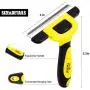 TwoEar Pet Grooming Brush Tool for Dogs, Shedding by up to 95%, Effectively Reduce Hair, Professional Deshedding Tool for Small and Medium Dogs Cats Pet with Short and Long Hair TwoEar Pet Grooming Brush Tool for Dogs, Shedding by up to 95%, Effectively Reduce Hair, Professional Deshedding Tool for Small and Medium Dogs Cats Pet with Short and Long Hair